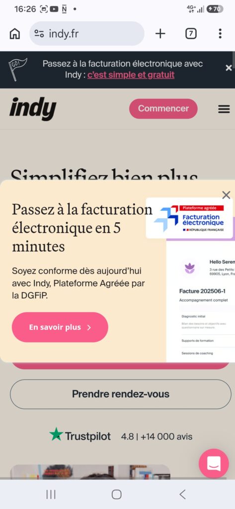 Indy – Le champion de l'autonomie par l'IA Screenshot 20260626 162655 Chrome 473x1024