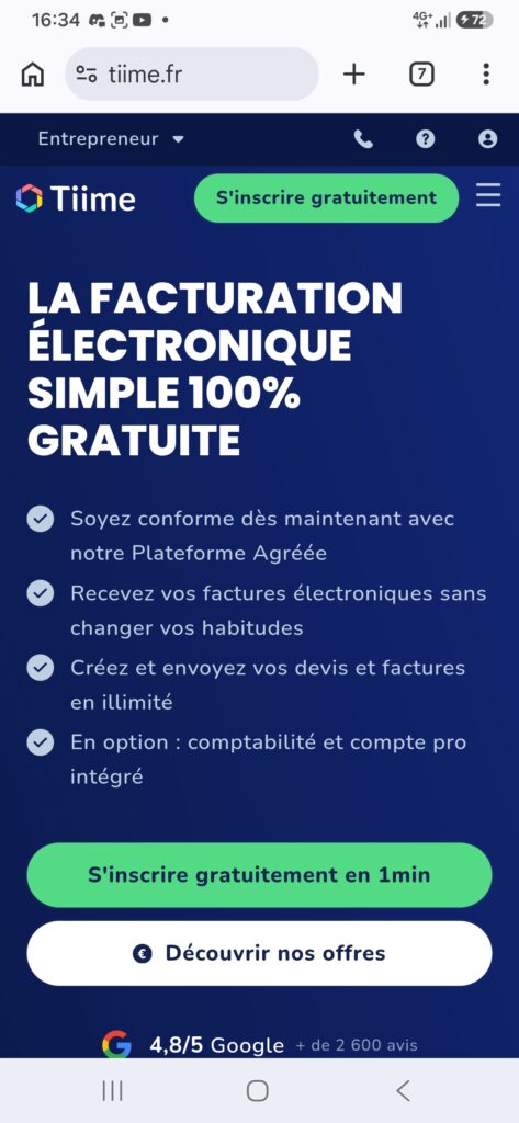 Tiime – L'excellence de la gestion mobile Screenshot 20260626 163446 Chrome 473x1024